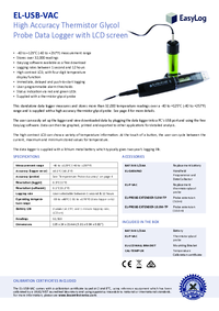 Thumbnail of document Data Sheet - EL-USB-VAC USB Vaccine Monitoring Kit
